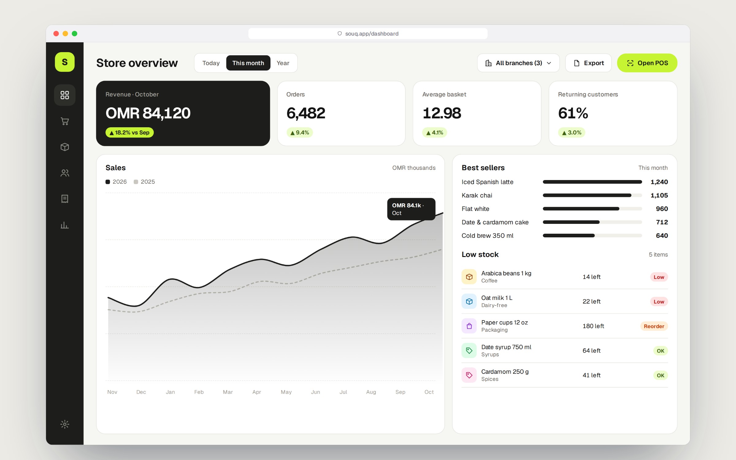 Souq — Point of Sale & Inventory